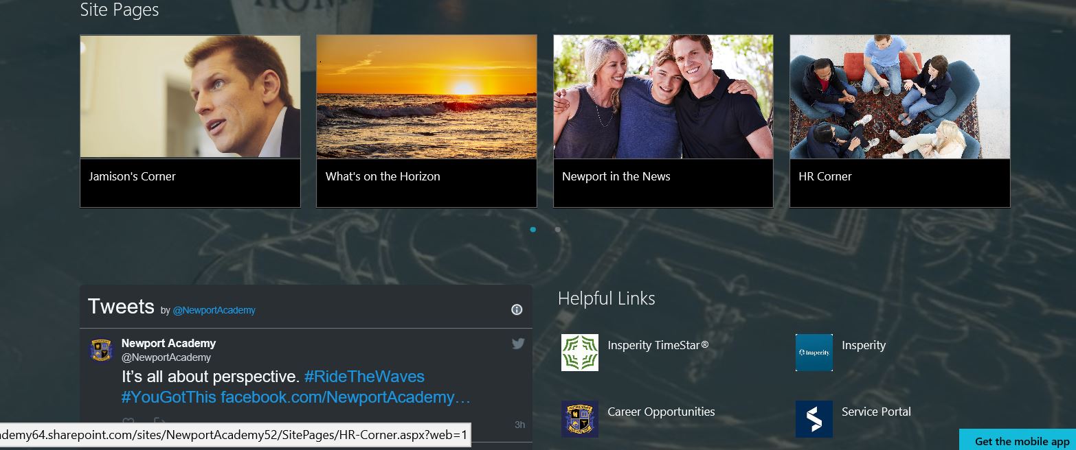 Second picture of website seth created